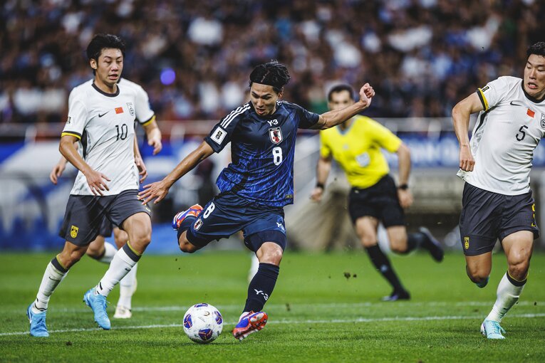 南野拓実（2024年W杯アジア最終予選・中国戦）©︎Kiichi Matsumoto