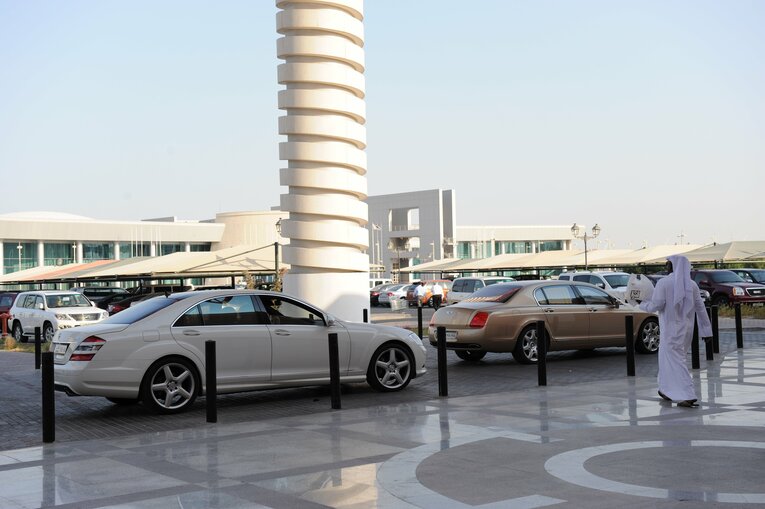 カタールの街中（2009年）　©Naoya Sanuki