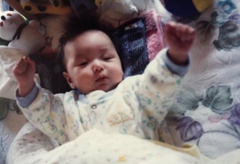 山内晶大の幼少期　（写真/母・純子さん提供）