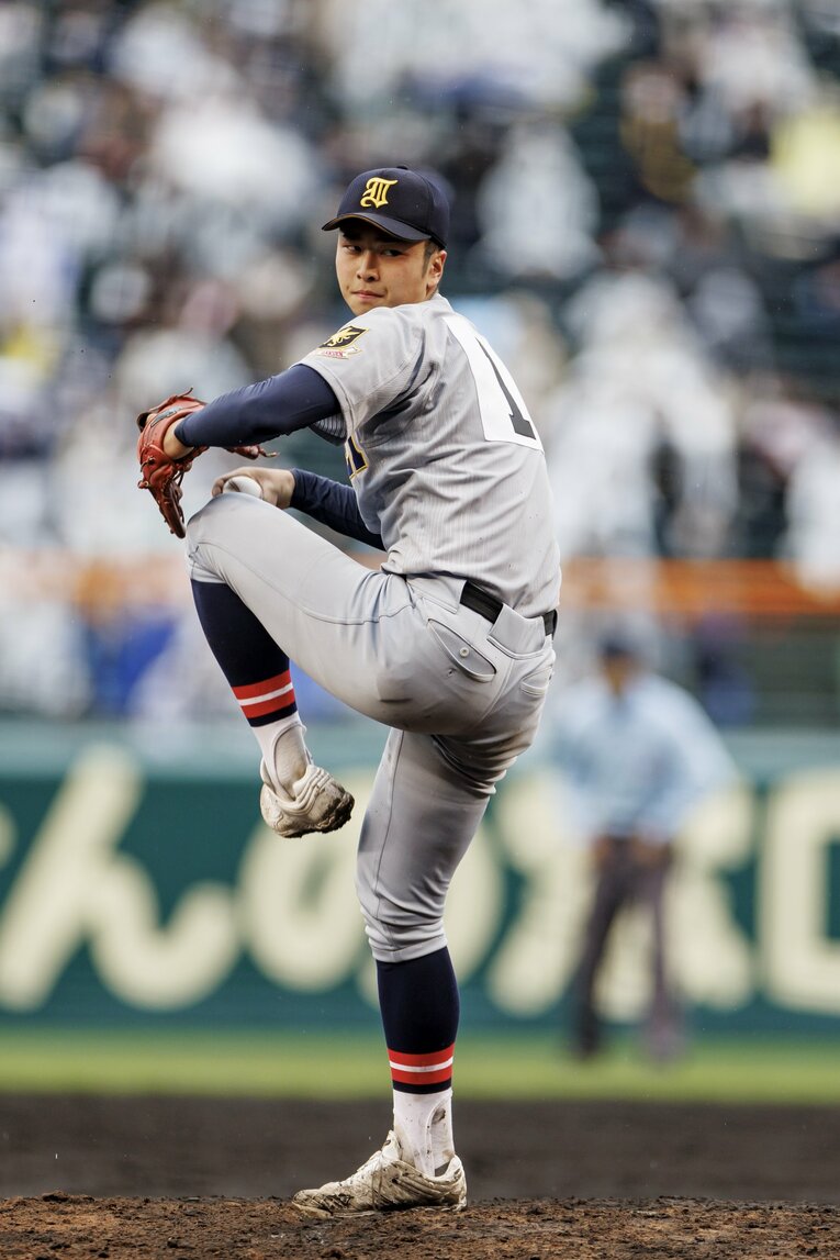 エースナンバーを背負う高橋煌稀　©Kiichi Matsumoto