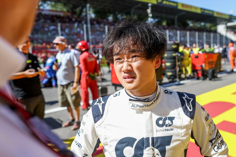 14位でフィニッシュしたイタリアGPでの角田裕毅の走り　©Getty Images / Red Bull Content Pool