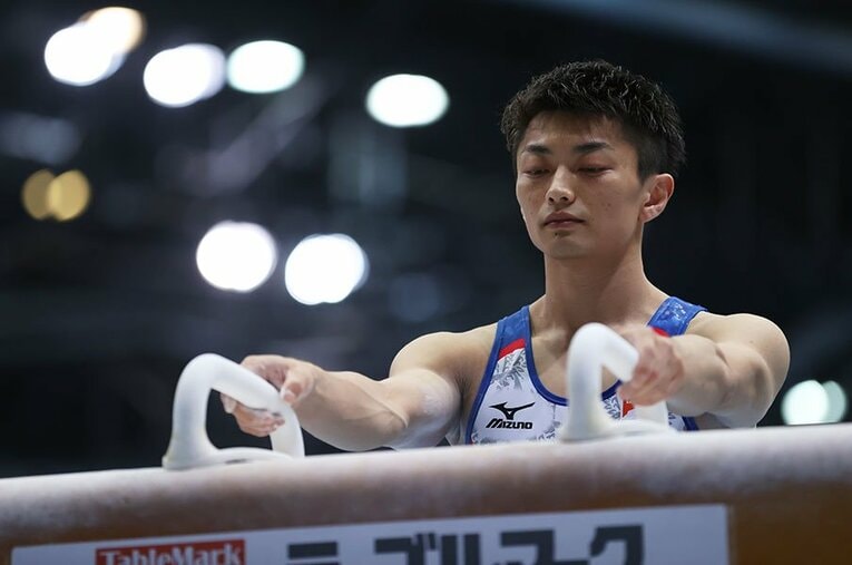 亀山耕平は七転八起の体操人生を歩んできた。たどりついた東京五輪ではどんな演技を見せるのか ／ photograph by AFLO SPORT