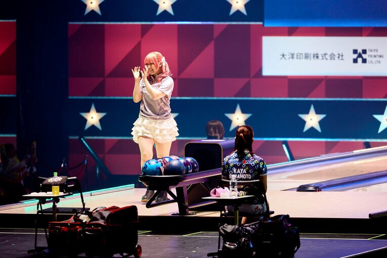 プロボウラー部門女子2位の岩見彩乃プロ　©Kayo Sekiguchi