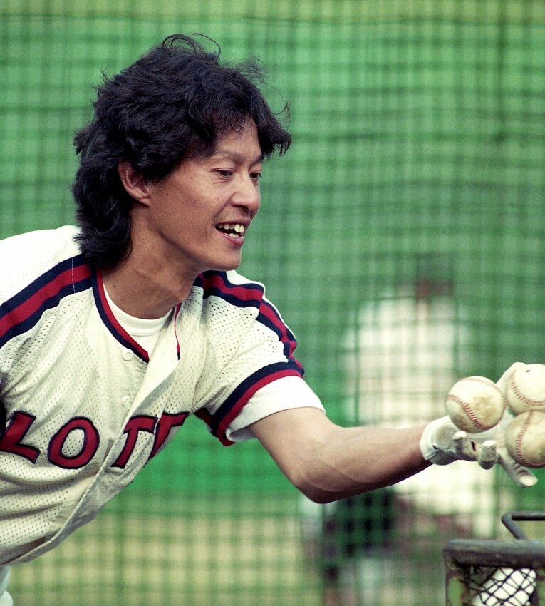 水上善雄のトレードマークだった「ロン毛」　©スポーツニッポン