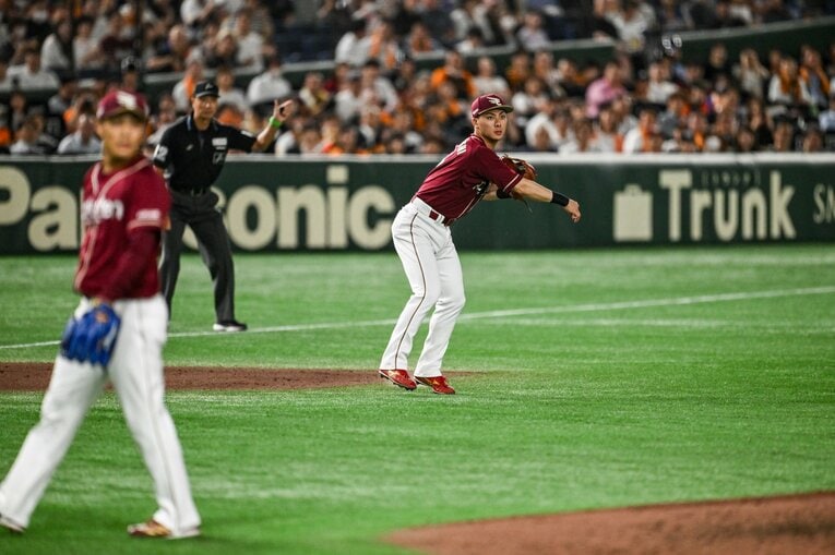 今季は主にサードでの出場となった村林　©️Nanae Suzuki