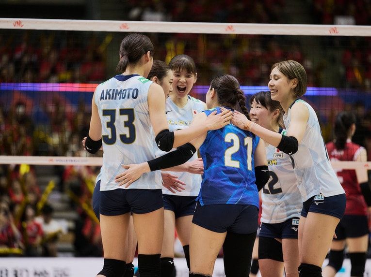 バレーボールネーションズリーグ 韓国戦　©︎Yuki Suenaga