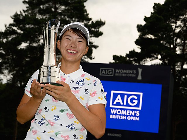 渋野日向子は海外でどんな評価?「プレーもマナーもお手本です」<Number Web> photograph by Matthew Harris/AFLO SPORT