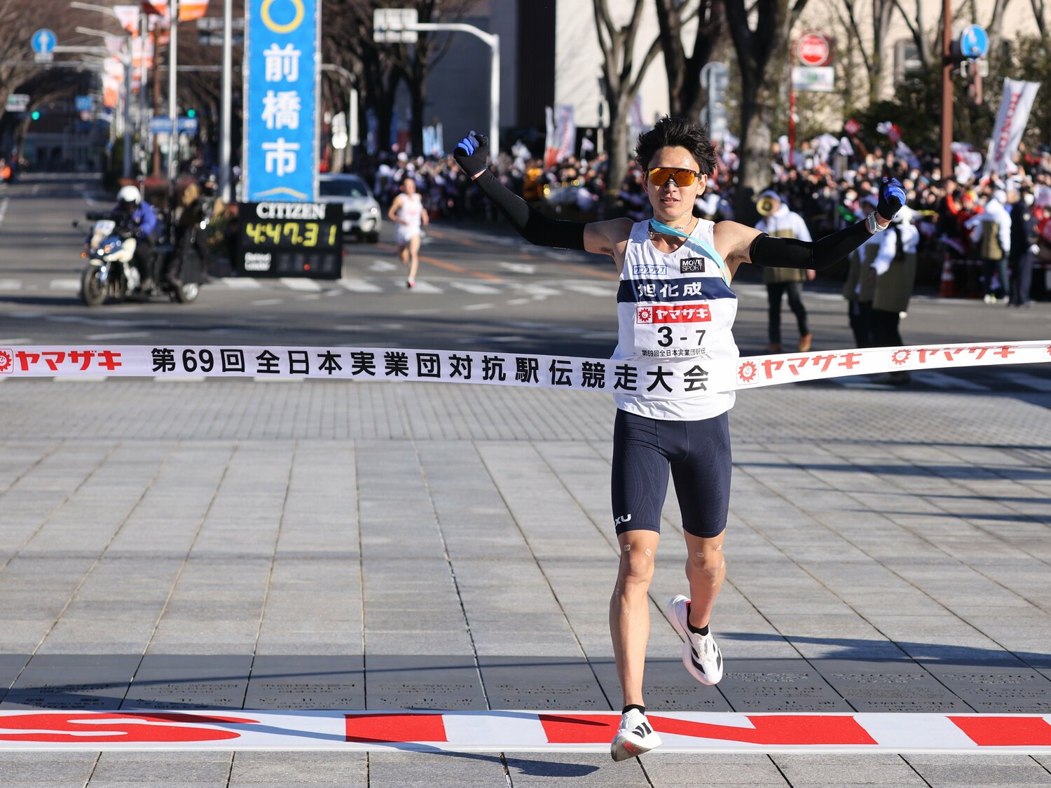 今季のニューイヤー駅伝で優勝した旭化成。この10年で5度の優勝を誇る　©JIJI PRESS