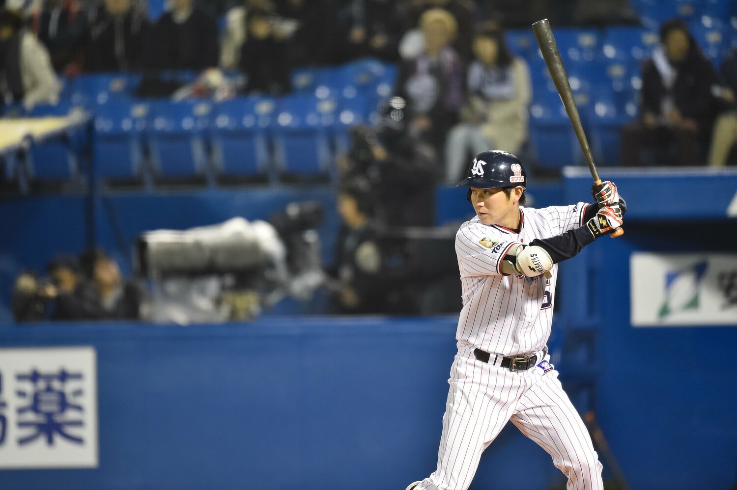 2015年には首位打者も獲得した川端 ©BUNGEISHUNJU