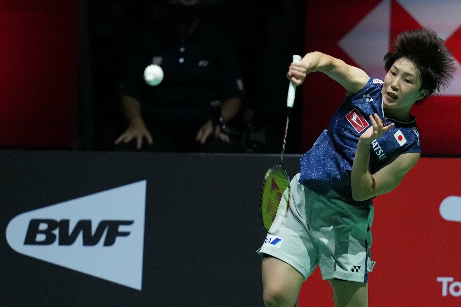 昨年度大会の初優勝に続き、日本人史上初の連覇を達成した山口茜　©︎Getty Images