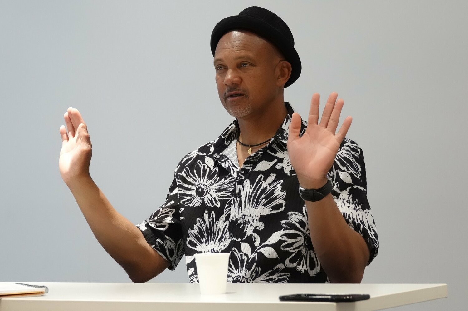 インタビューに応じてくれたアマラオ　©Yokohama FC