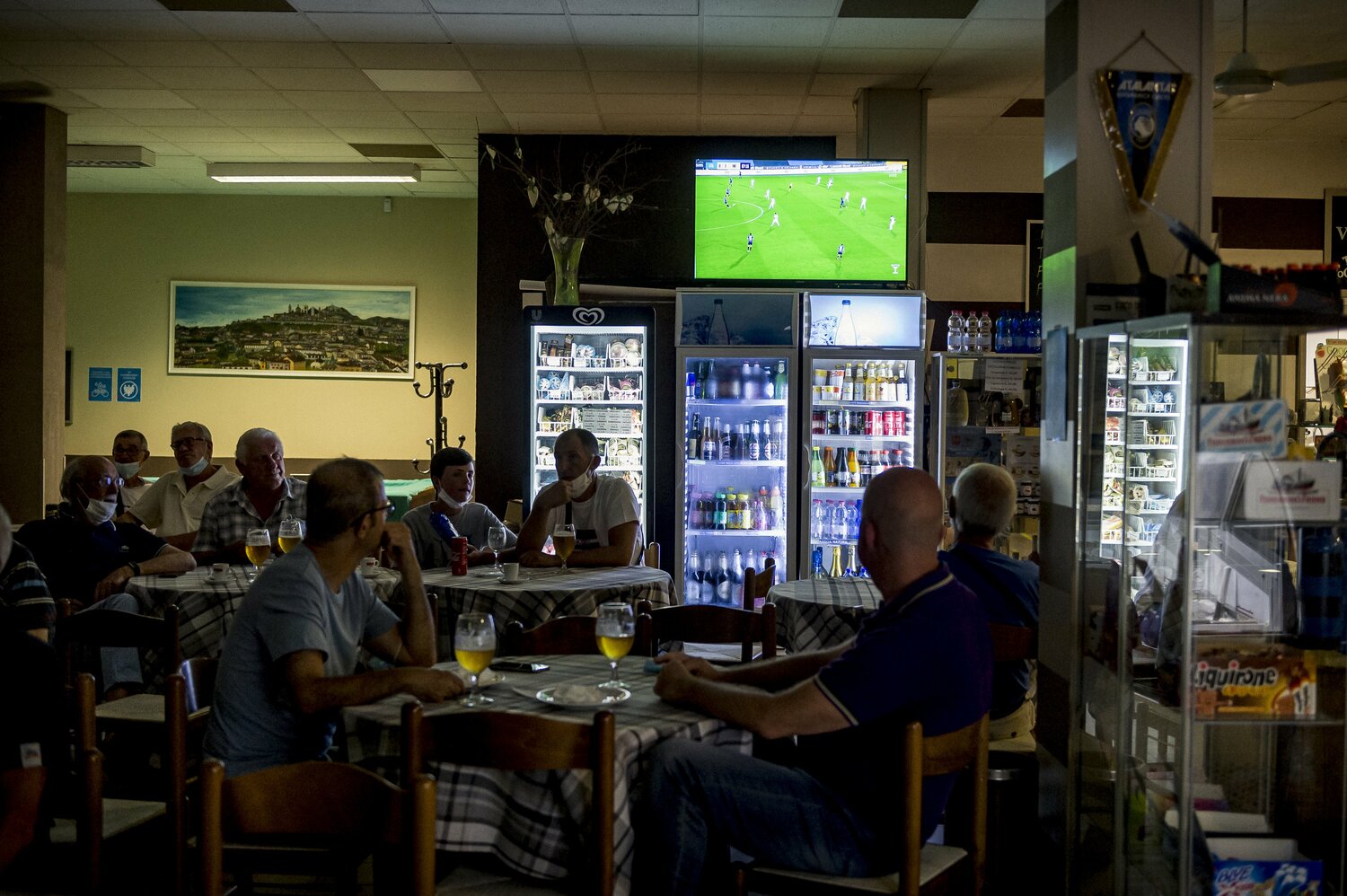 試合日となれば多くの人たちが集い、バブリックビューイング会場と化す©Getty Images