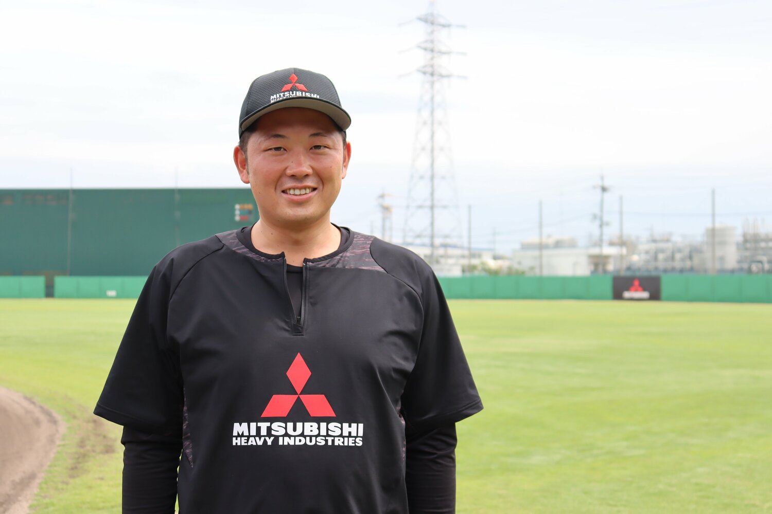 今季から社会人野球の三菱重工Westでプレーする二橋大地　©Genki Taguchi