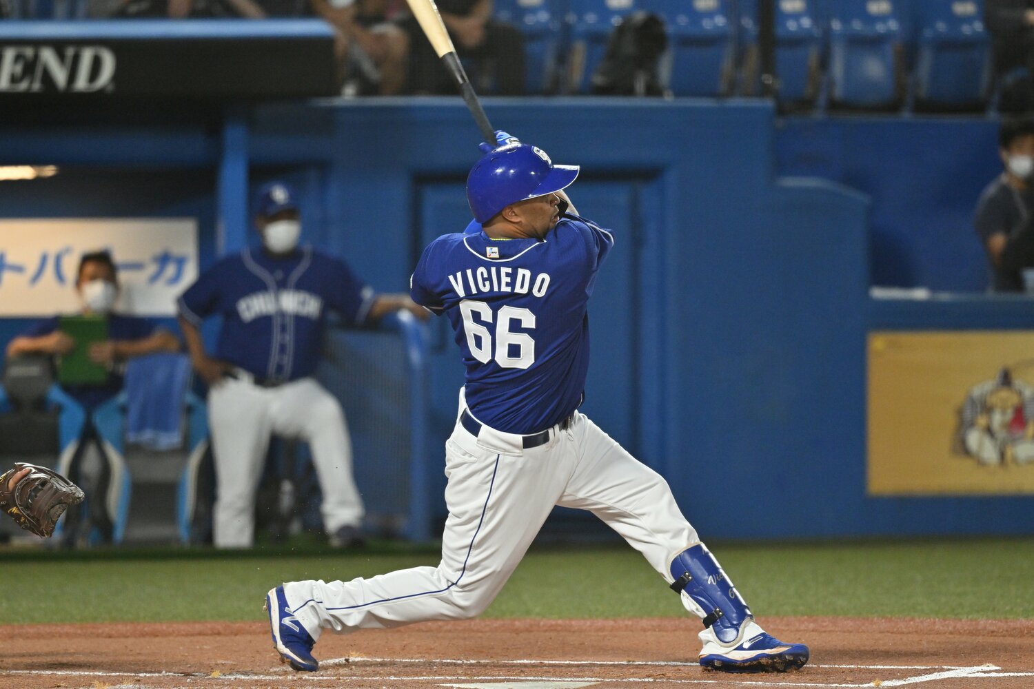 安定した成績を残すビシエドだが、今季の本塁打数はここまで12、打率も2割8分台にとどまっている　©Hideki Sugiyama