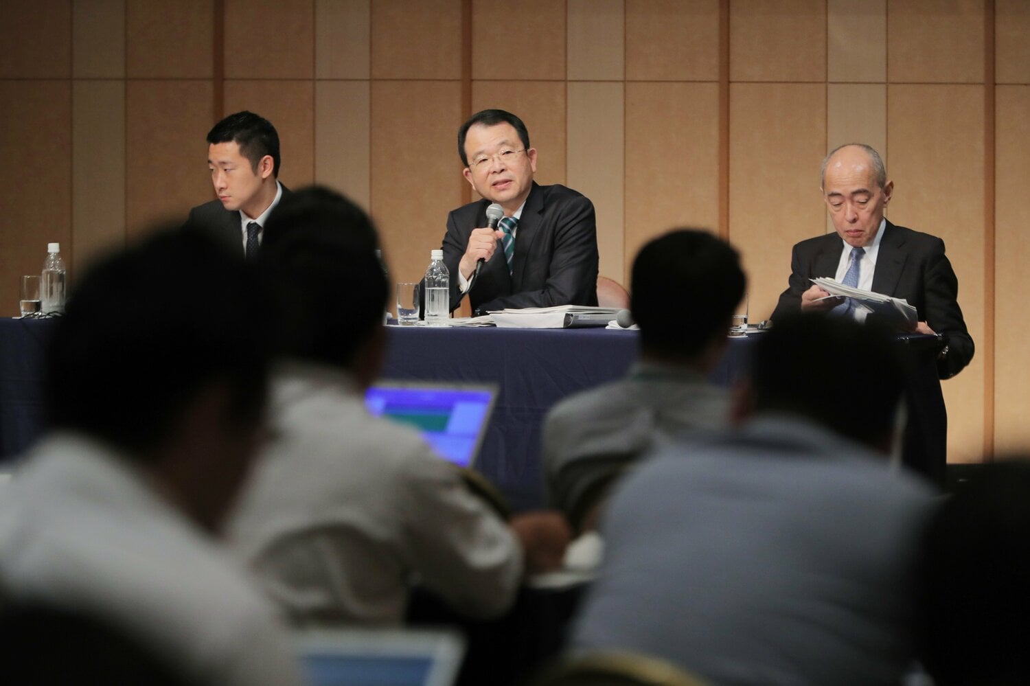 第三者委員会の調査報告も多くの注目を集めた　©JIJI PRESS