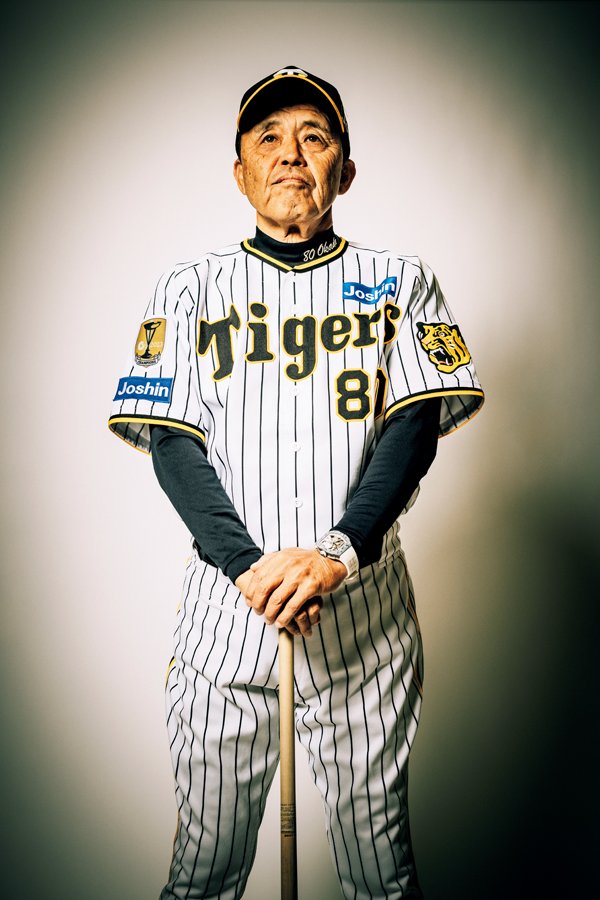 連覇の条件を語った阪神・岡田彰布監督　©︎Kiichi Matsumoto