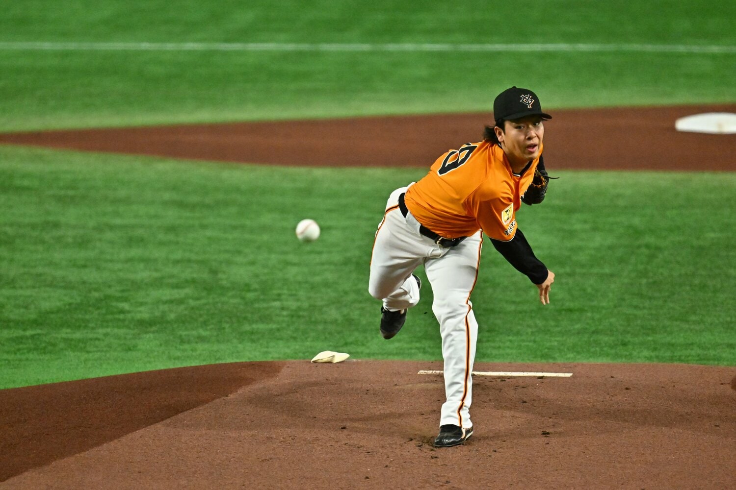 3年連続2桁勝利を達成した山﨑伊織 ©Hideki Sugiyama