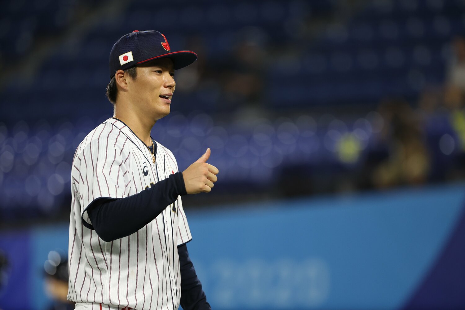 東京五輪で金メダルに貢献した山本由伸　©︎JMPA