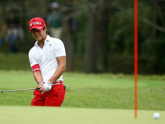 選手と観客の思いが一体化する、石川遼が考える理想のコース。＜Number Web＞ photograph by Sankei/Getty Images 