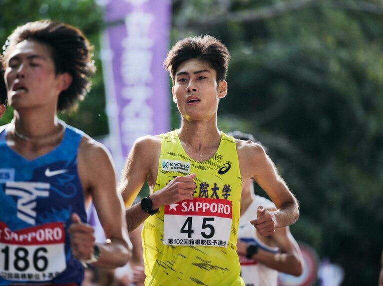 これまでの同校のイメージとは少し違う「優しい主将」だという近田　©Yuki Suenaga