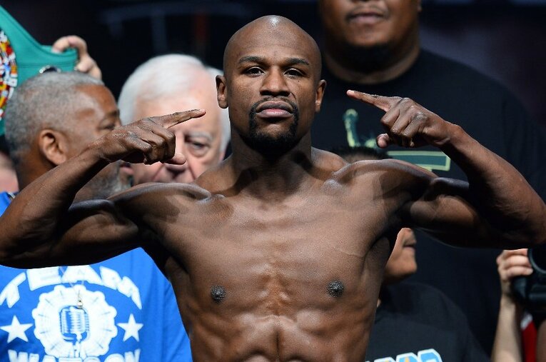 元世界5階級制覇王者フロイド・メイウェザー（45歳）。9月25日に格闘技イベント「超RIZIN」で朝倉未来（30歳）と対戦する ／ photograph by Getty Images