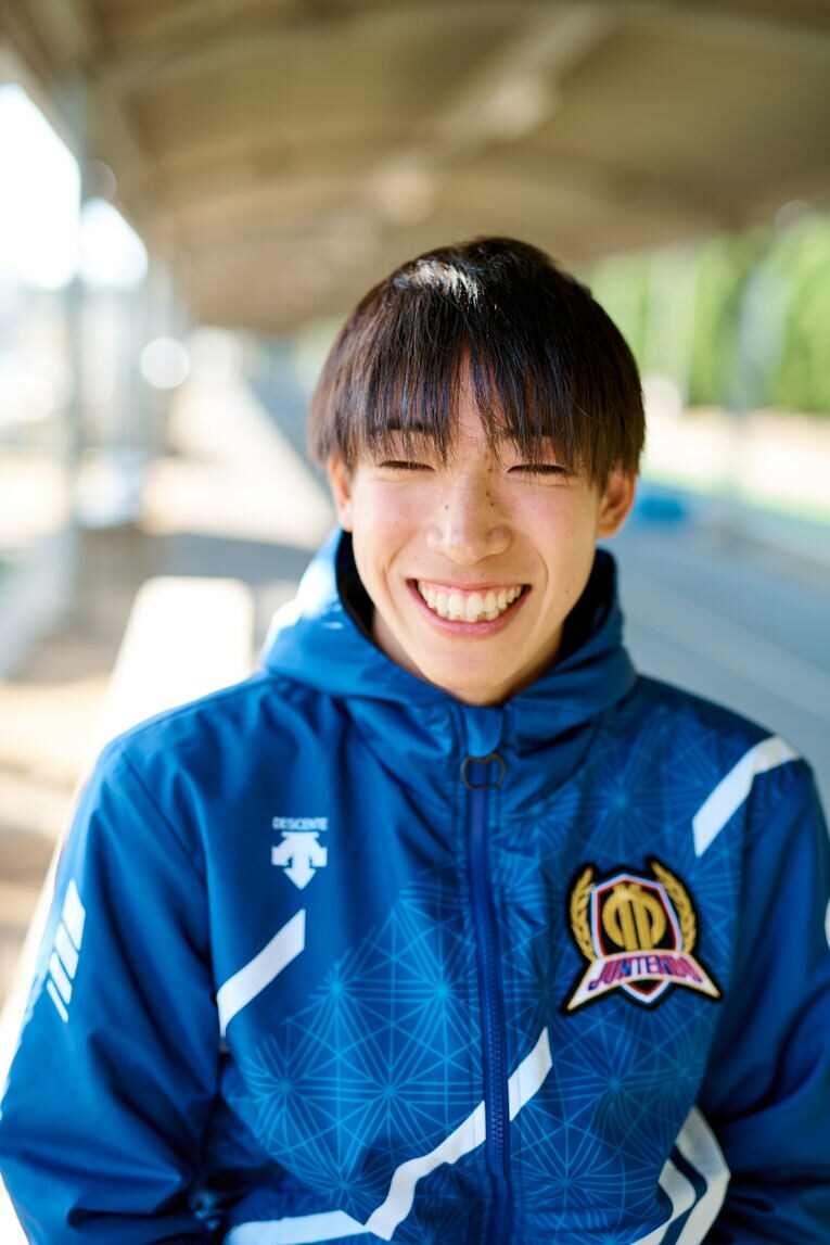 順天堂大学の2年生で、東京五輪3000m障害で7位入賞を果たした三浦龍司選手（2020年撮影）©Ichisei Hiramatsu