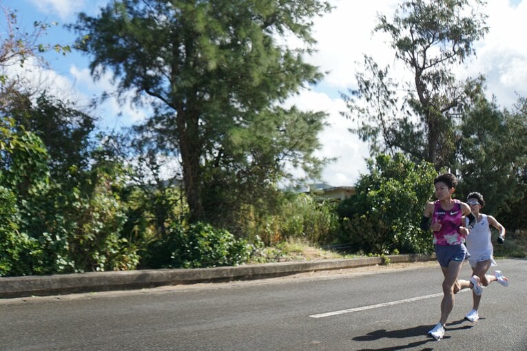 【1月の鹿児島合宿の様子…吉居大和＆徳之島ののカット集】©Number Web