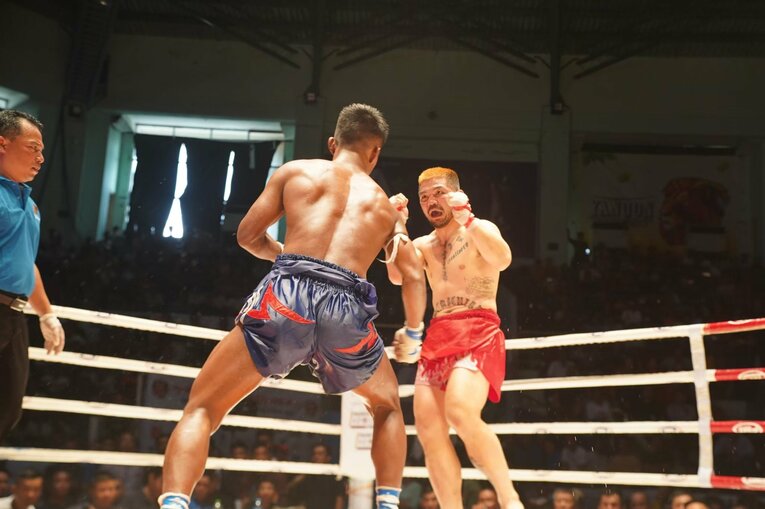 40度を超える熱気あふれる会場　写真は本人提供