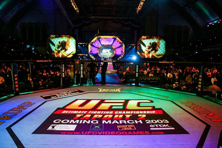 ライト級王座決定トーナメント決勝が行われた2003年2月の『UFC41』　©Susumu Nagao