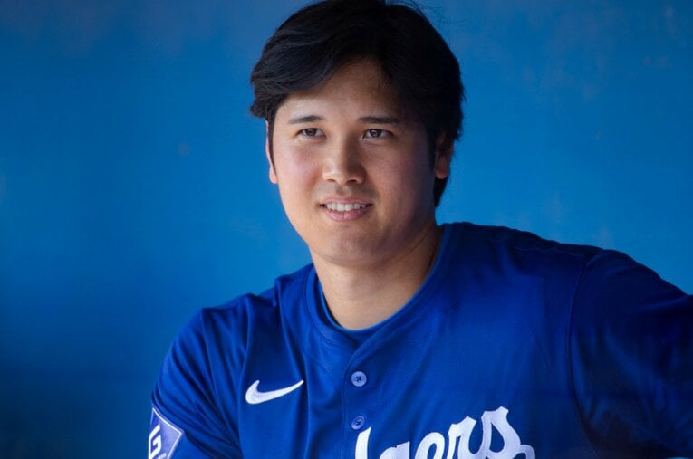結婚を公表したドジャース・大谷翔平（29歳） ／ photograph by AFLO