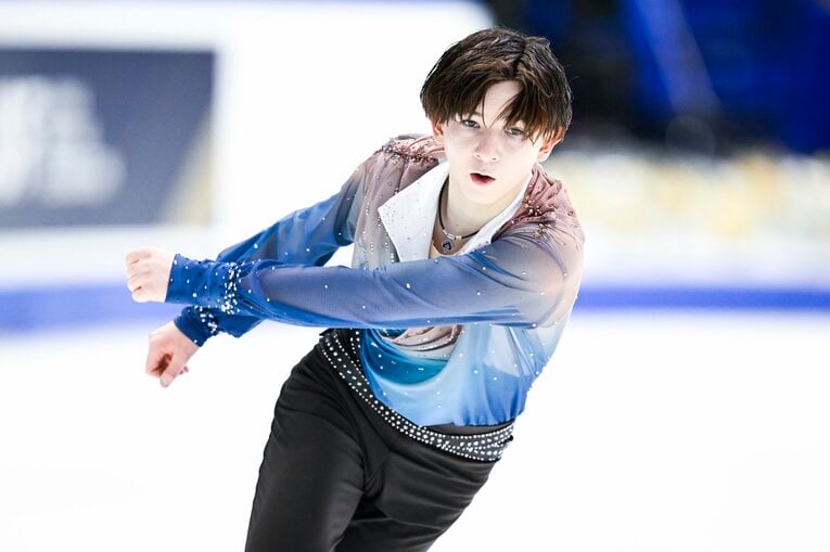 中田璃士、全日本選手権フリーの演技　©︎Asami Enomoto