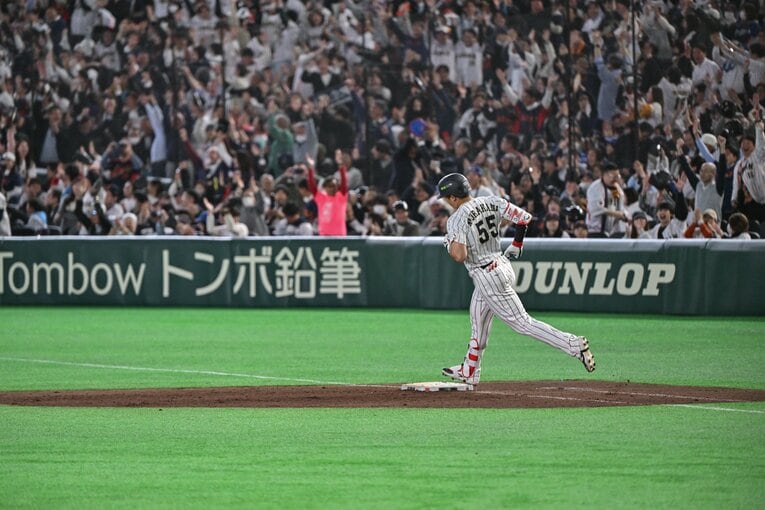 チェコ戦8回、満塁ホームラン【完全版】　©Nanae Suzuki