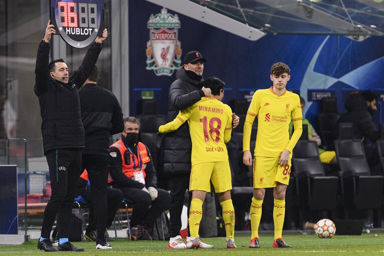 主軸不在のなかでクロップ監督はどのような采配を振るうのか。南野の出番は増えそうだが……　©Getty Images