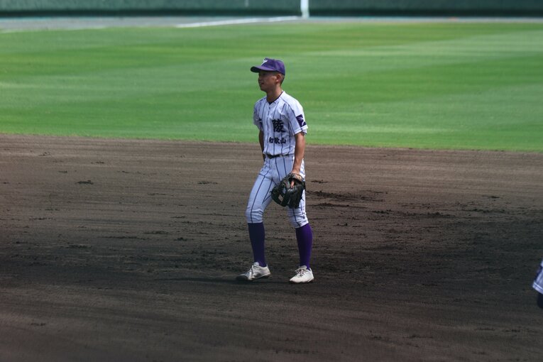 新生チームとして試合に臨んだ和歌山南陵高の選手　©Fumi Sawai