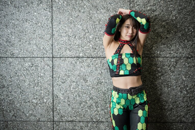 マリーゴールドのプロレスラー・勇気みなみ　©Shiro Miyake