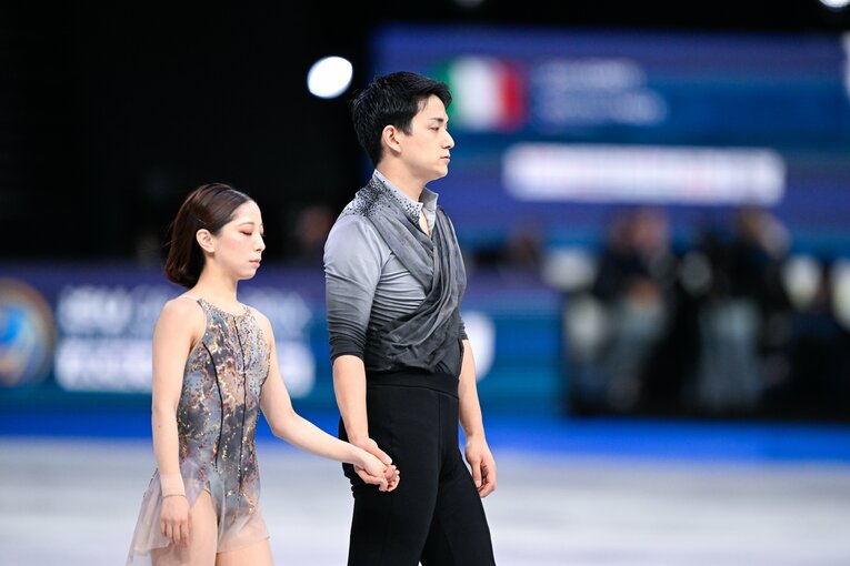 りくりゅうがGPファイナルで見せた美しい演技　©Asami Enomoto