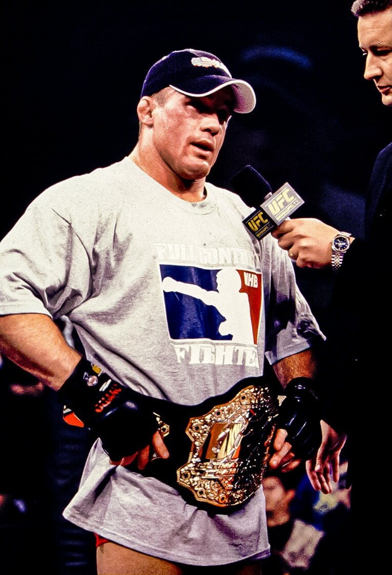 ベルトを防衛したマット・ヒューズは、後に「試合前の予想はアンダードッグだった」と認めている　©Susumu Nagao