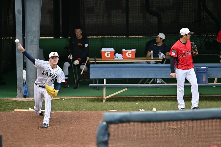 WBCでの練習にて　©Naoya Sanuki