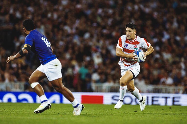 松田力也（2023年ラグビーW杯サモア戦）　©︎Kiichi Matsumoto