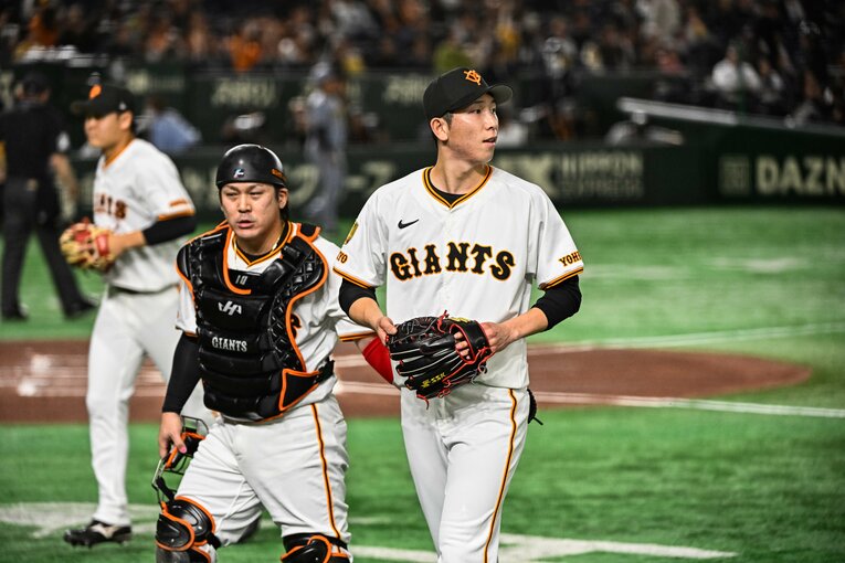 昨季まで3年連続で12勝を挙げた戸郷翔征（25歳）。今季は4戦、3敗と苦しんでいる　©Nanae Suzuki