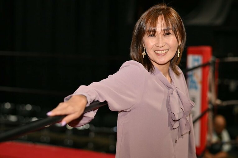 現在53歳となった工藤めぐみさん。プロレスラーとして活躍した当時を振り返ってもらった ／ photograph by Hideki Sugiyama