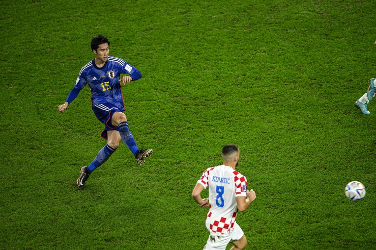 クロアチア戦　©Takuya Sugiyama／JMPA