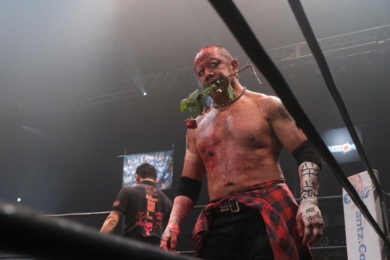 デスマッチのカリスマ・葛西純　©Norihiro Hashimoto