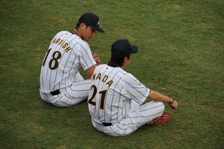 ダルビッシュ有、和田毅（2008年北京五輪）　©︎JMPA