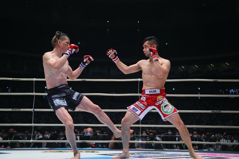 RIZINでの最後の試合となった昨年6月の井上直樹戦　©RIZIN FF