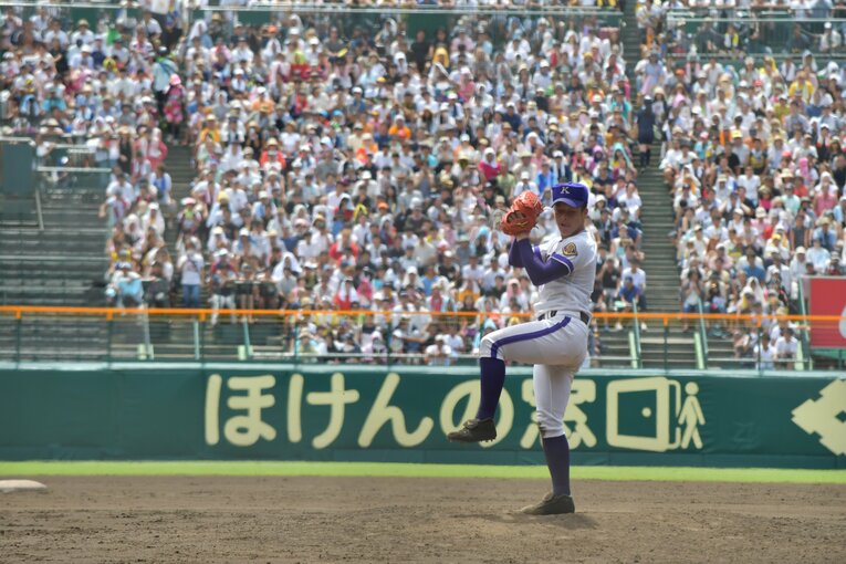 2018年の吉田輝星（金足農） ©Hideki Sugiyama