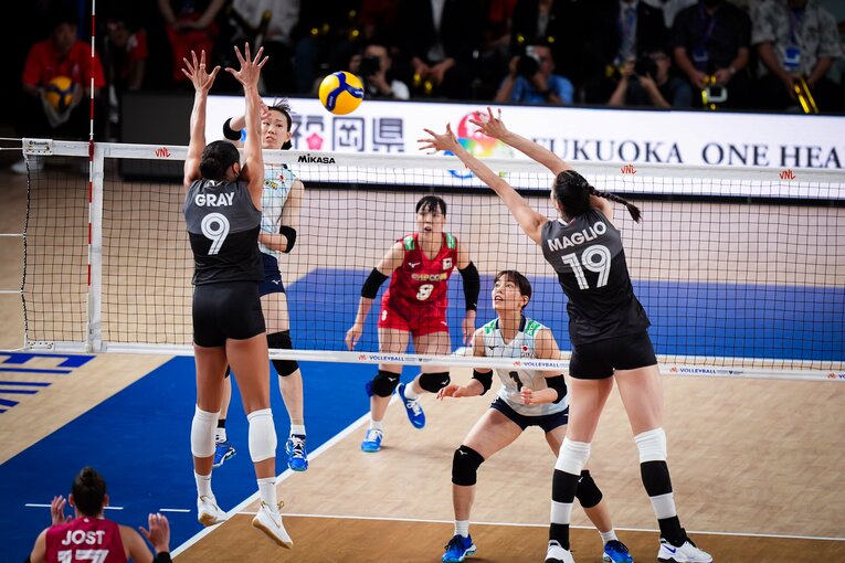 林琴奈（VNLカナダ戦）©︎Volleyball World