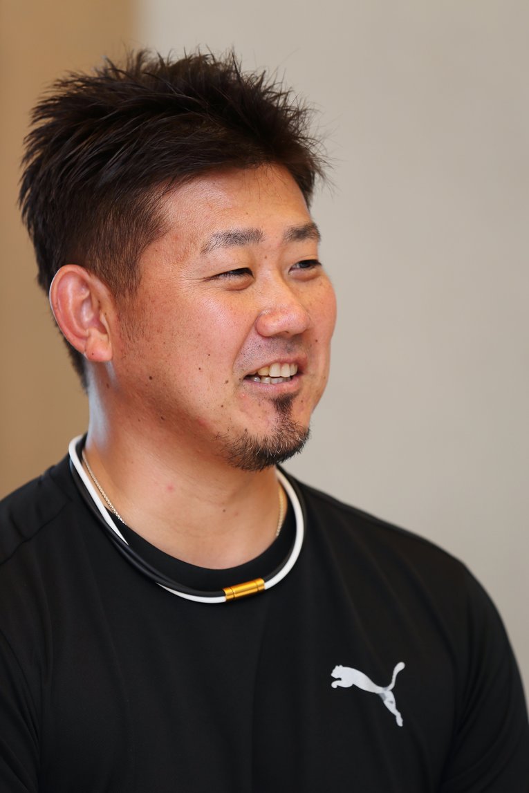 文春ムック『熱闘甲子園』のインタビューカット（2018年撮影）　©Shigeki Yamamoto