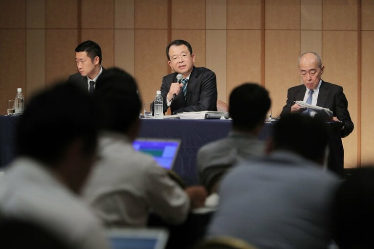 第三者委員会の調査報告も多くの注目を集めた　©JIJI PRESS
