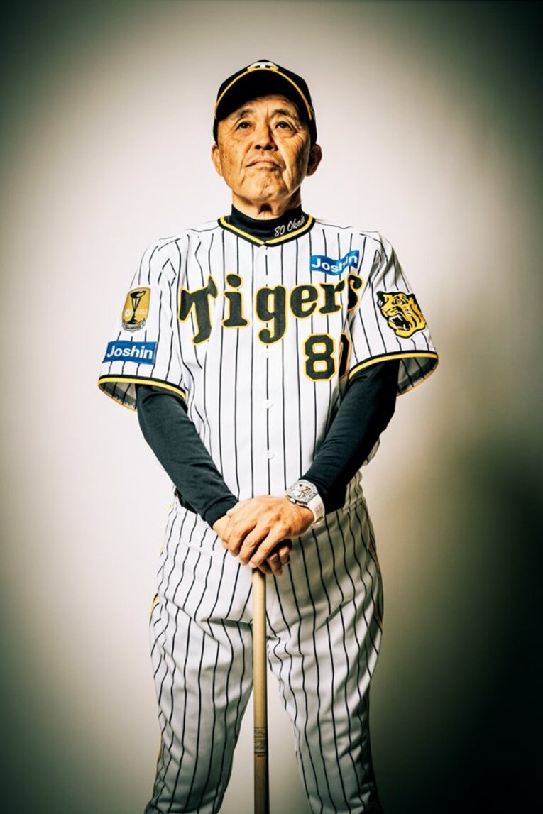 連覇の条件を語った阪神・岡田彰布監督　©︎Kiichi Matsumoto